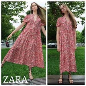 ZARA FLORAL PRINT DRESS